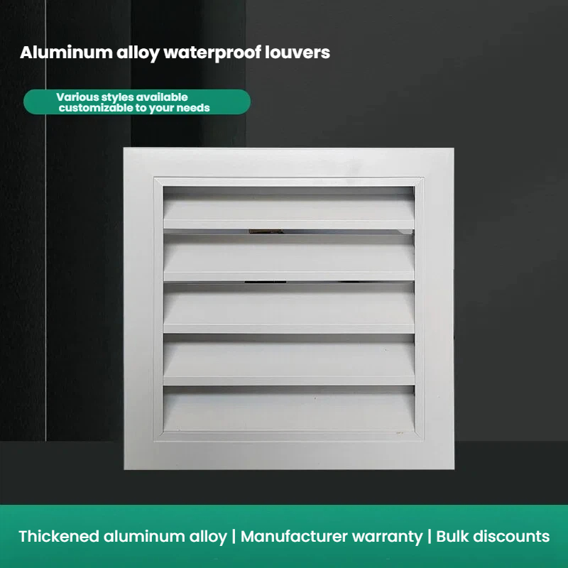 Kisi ventilasi Louver tahan cuaca aluminium
