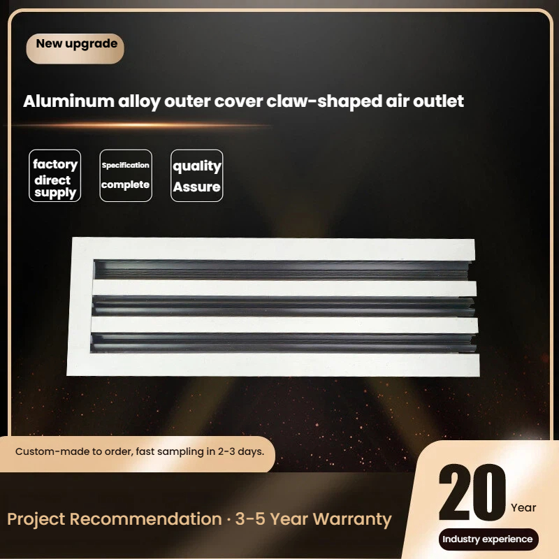 Diffuser udara Slot linier aluminium