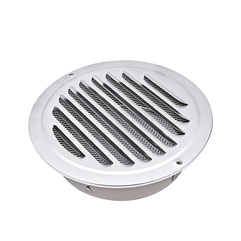 Kap ventilasi aluminium kisi-kisi Louvered