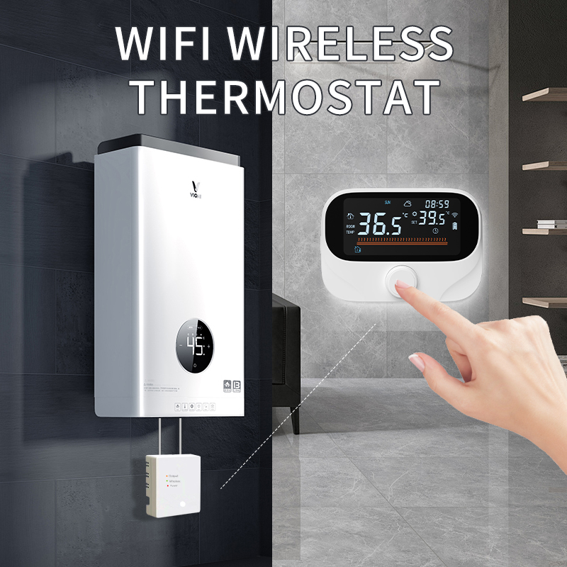 Termostat Cerdas Tuya Wi-Fi dengan Tampilan yang Dapat Diganti antara °C dan °F