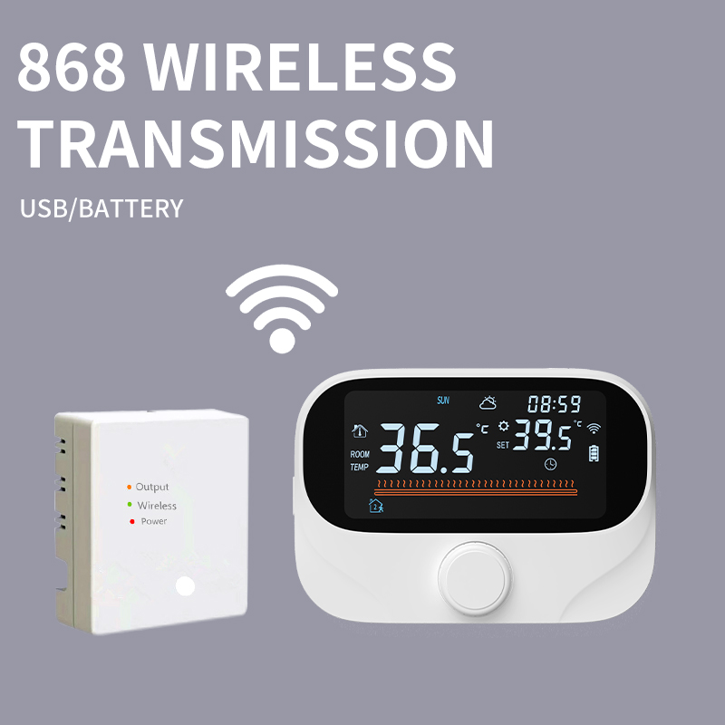 Termostat Cerdas Tuya Wi-Fi dengan Tampilan yang Dapat Diganti antara °C dan °F