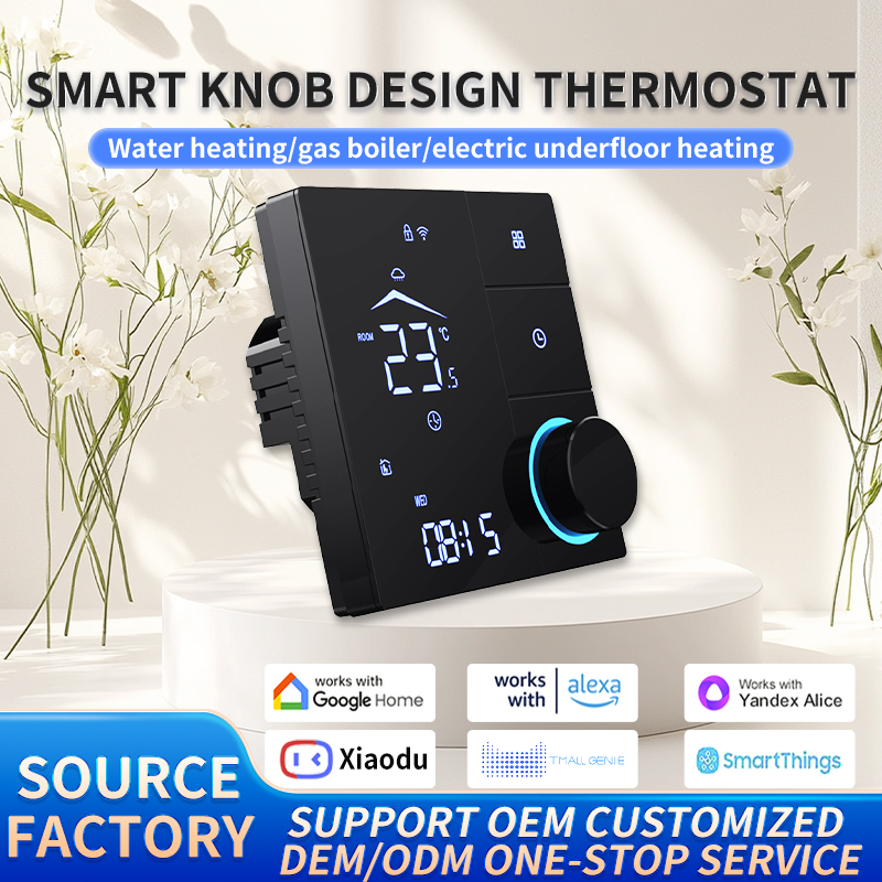 Termostat operasi kenop LED SDM9