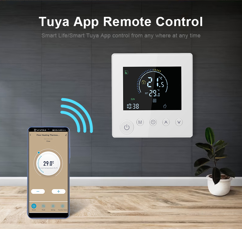 Termostat WiFi tombol Model K1M