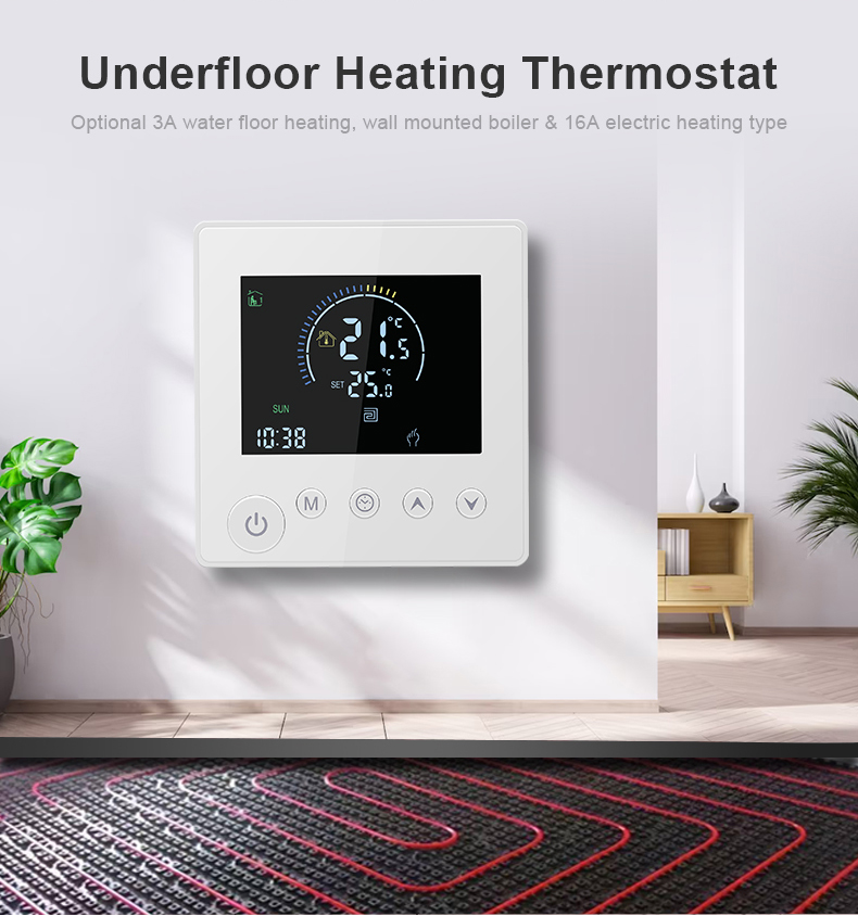 Termostat WiFi tombol Model K1M