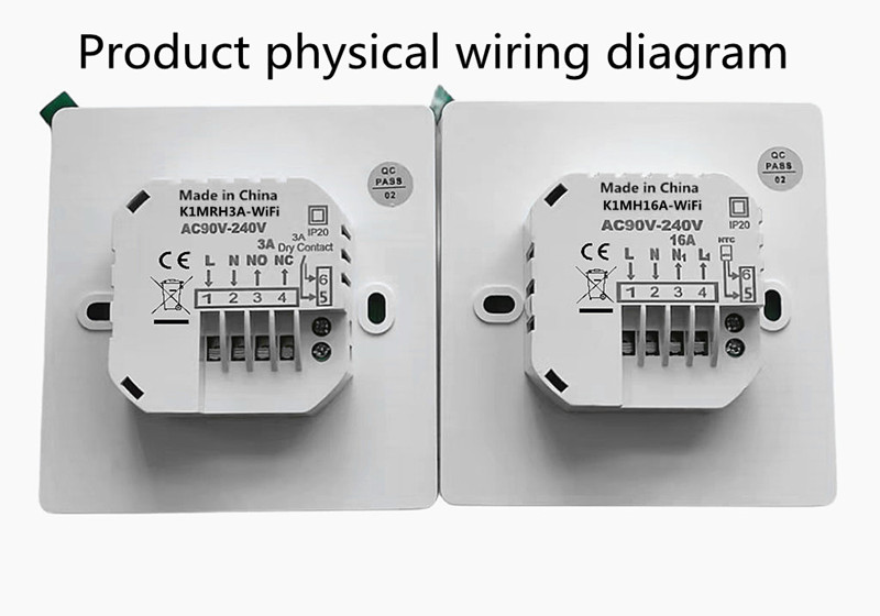 Termostat WiFi tombol Model K1M